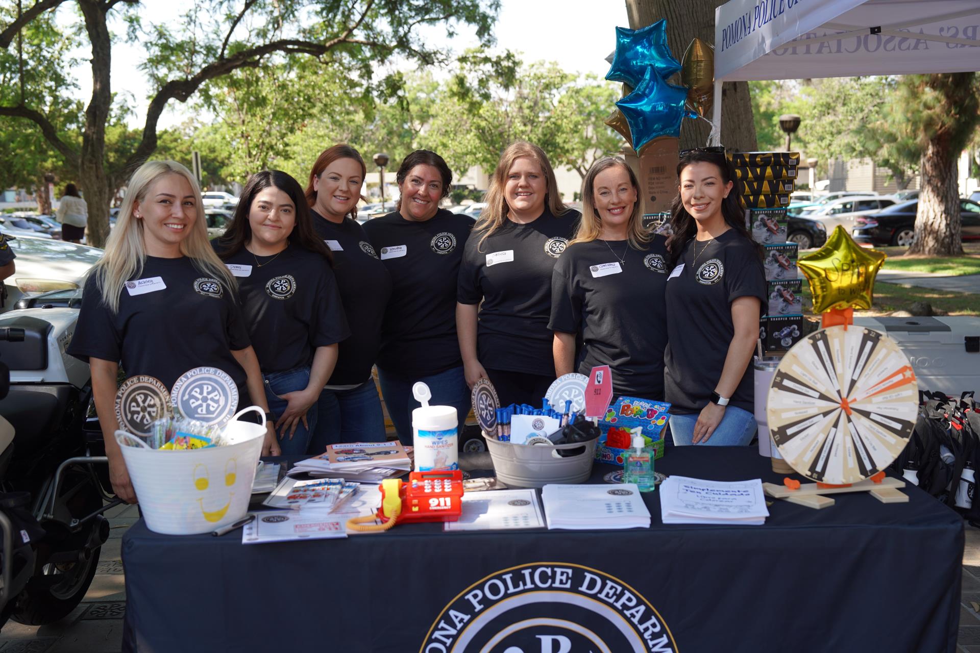 Dispatchers at National Night Out