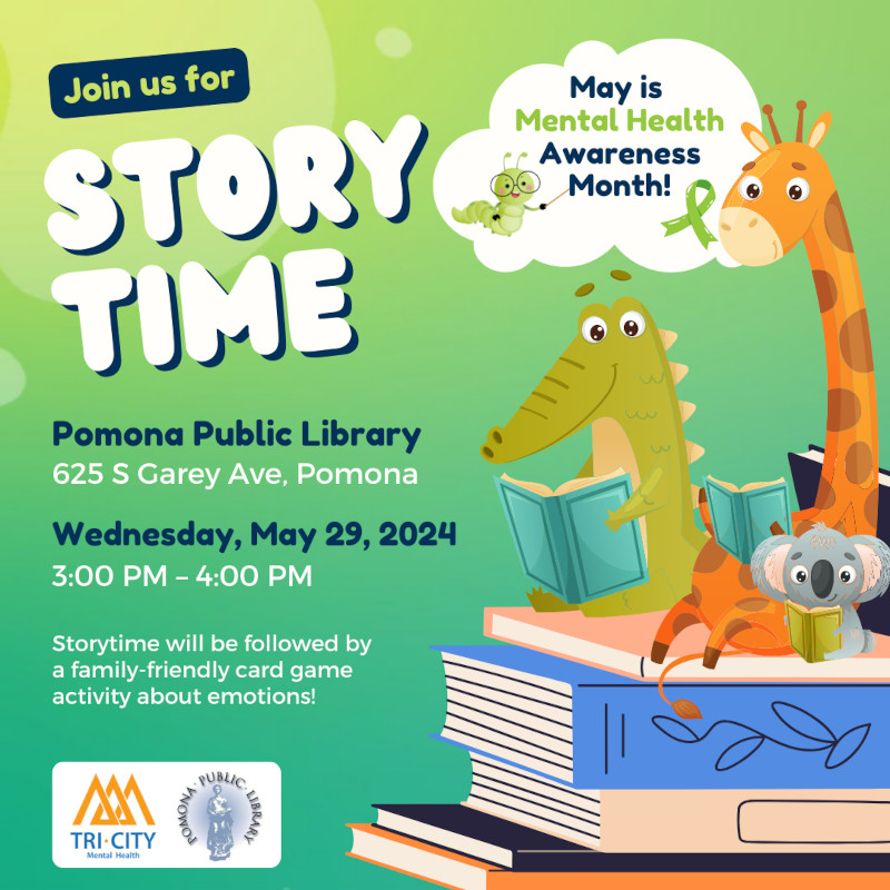 Tri City Storytime - Wednesday, 5.29.2024 3:00-4:00pm