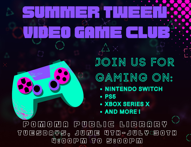 Summmer Tween Video Game Club