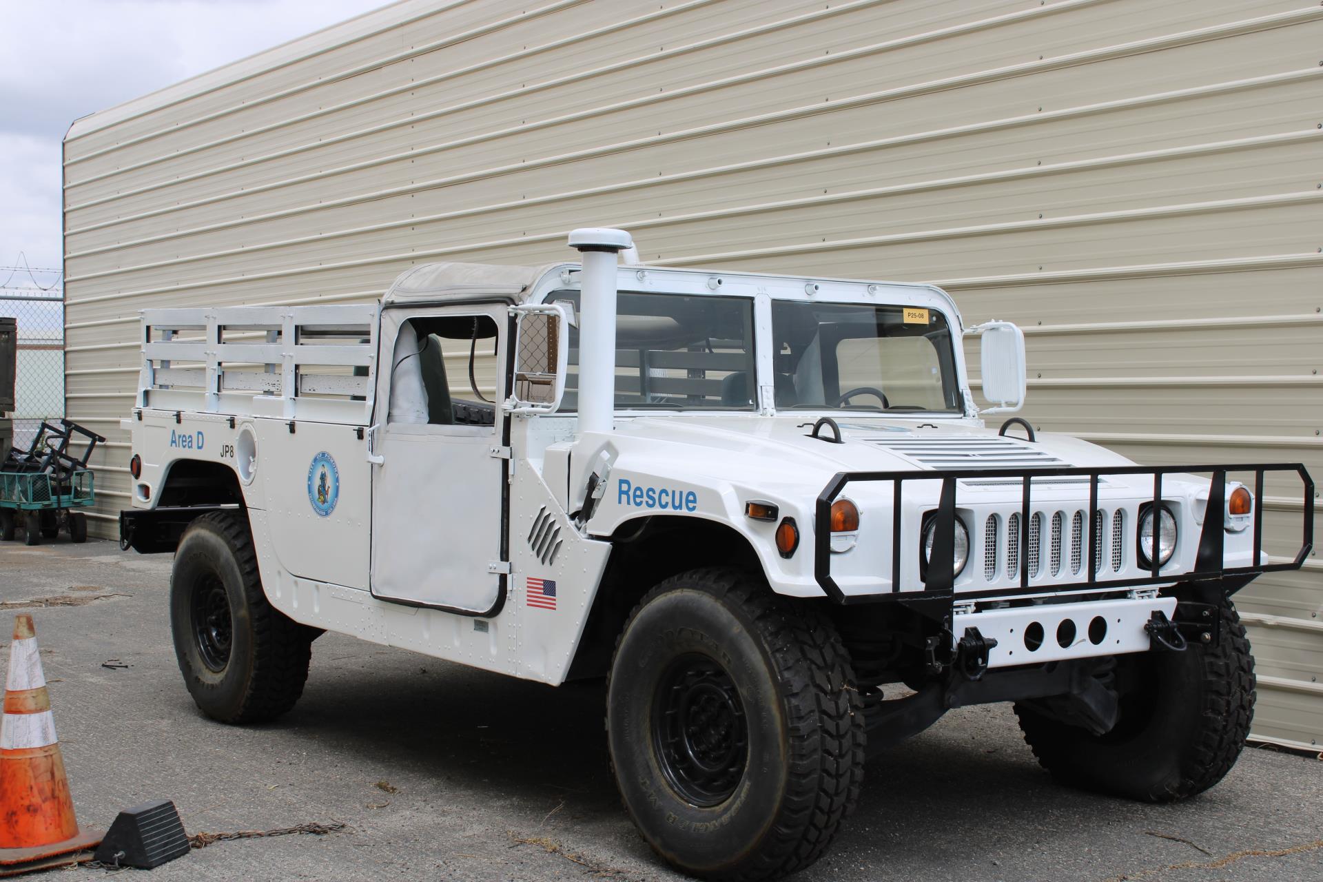 White Rescue Jeep