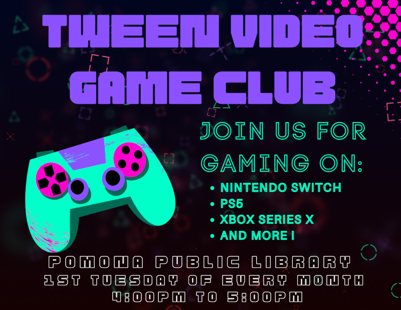 Video Game Club - 1st Tuesday of Every Month